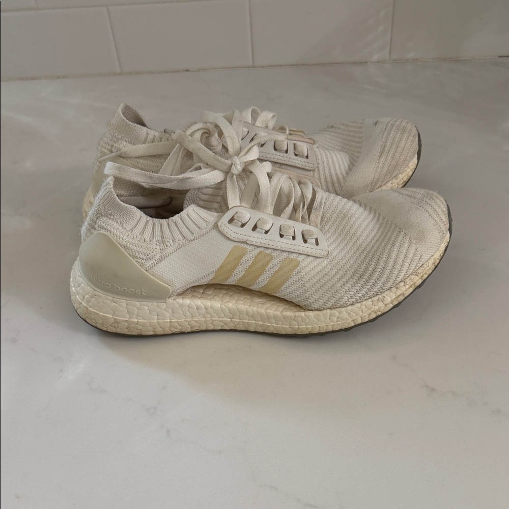 adidas Off-White Knit Ultraboost Sneakers